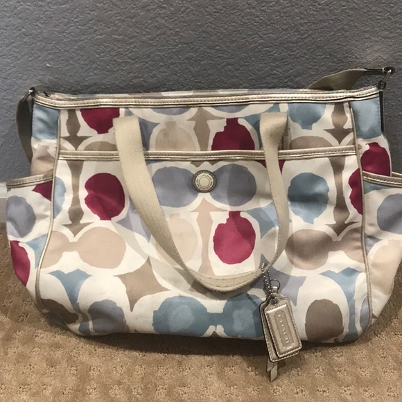 Coach Multicolored Diaper Bag